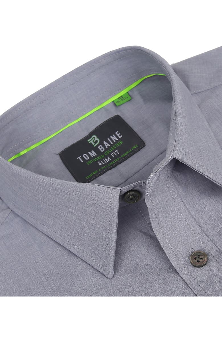 TOM BAINE Solid Performance Long Sleeve Button-Up Shirt, Alternate, color,