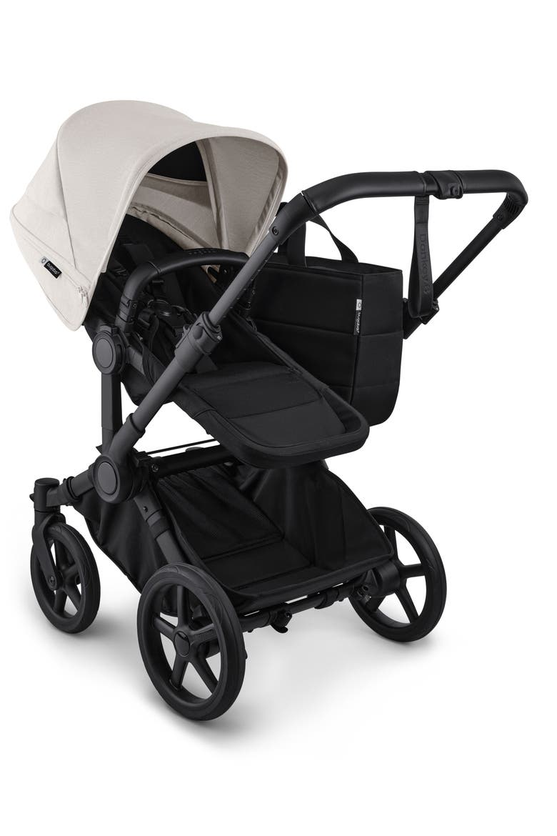 Donkey 6 Single-to-Double Stroller with Bassinet, Main, color, BLACK MISTY WHITE