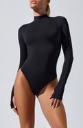 Heroine Sport Mock Neck Long Sleeve Bodysuit