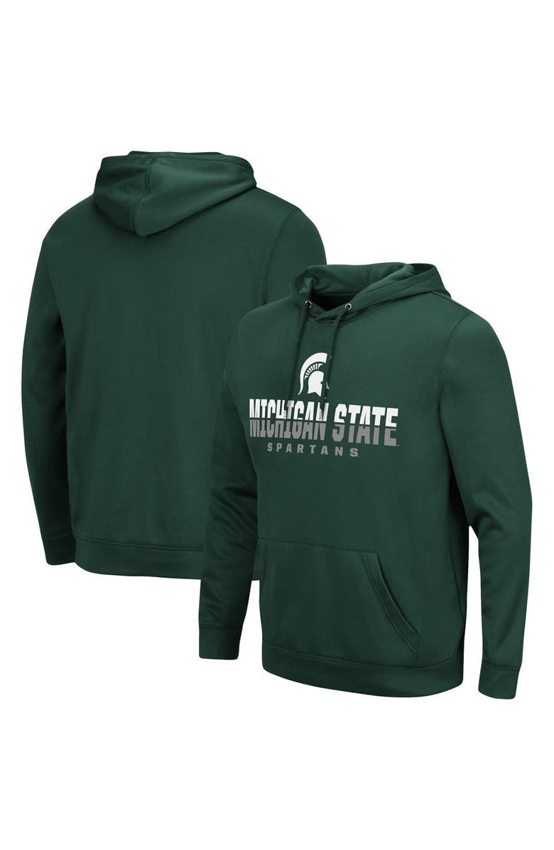 COLOSSEUM Men's Colosseum Green Michigan State Spartans Lantern Pullover Hoodie, Main, color, Green