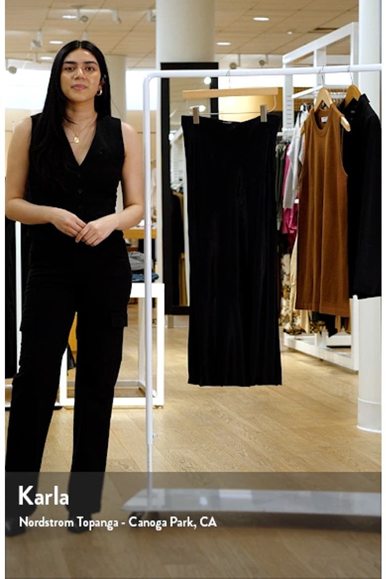 Manhattan Satin Maxi Skirt video