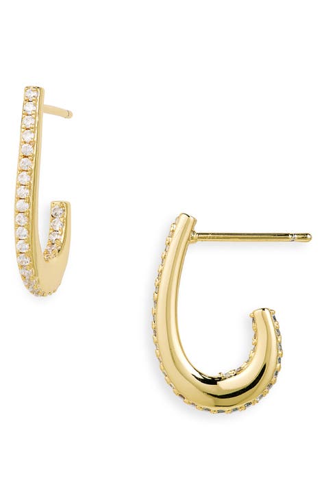 CZ Hoop Earrings