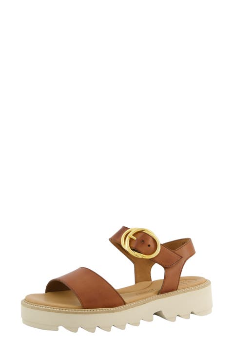 Darcy Ankle Strap Platform Sandal (Women)
