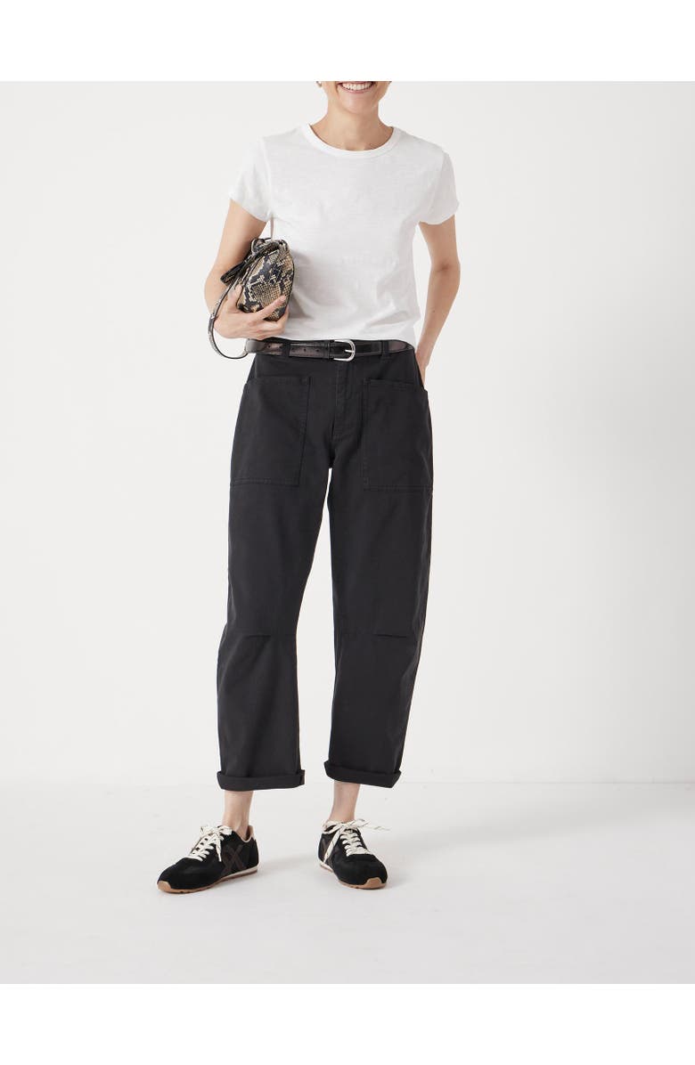 Hush Cordi Barrel Leg Pants, Alternate, color, Dark Charcoal Grey