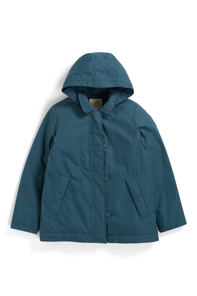Forecastle Waterproof Hooded Jacket, Alternate, color, SEA STORM BLUE