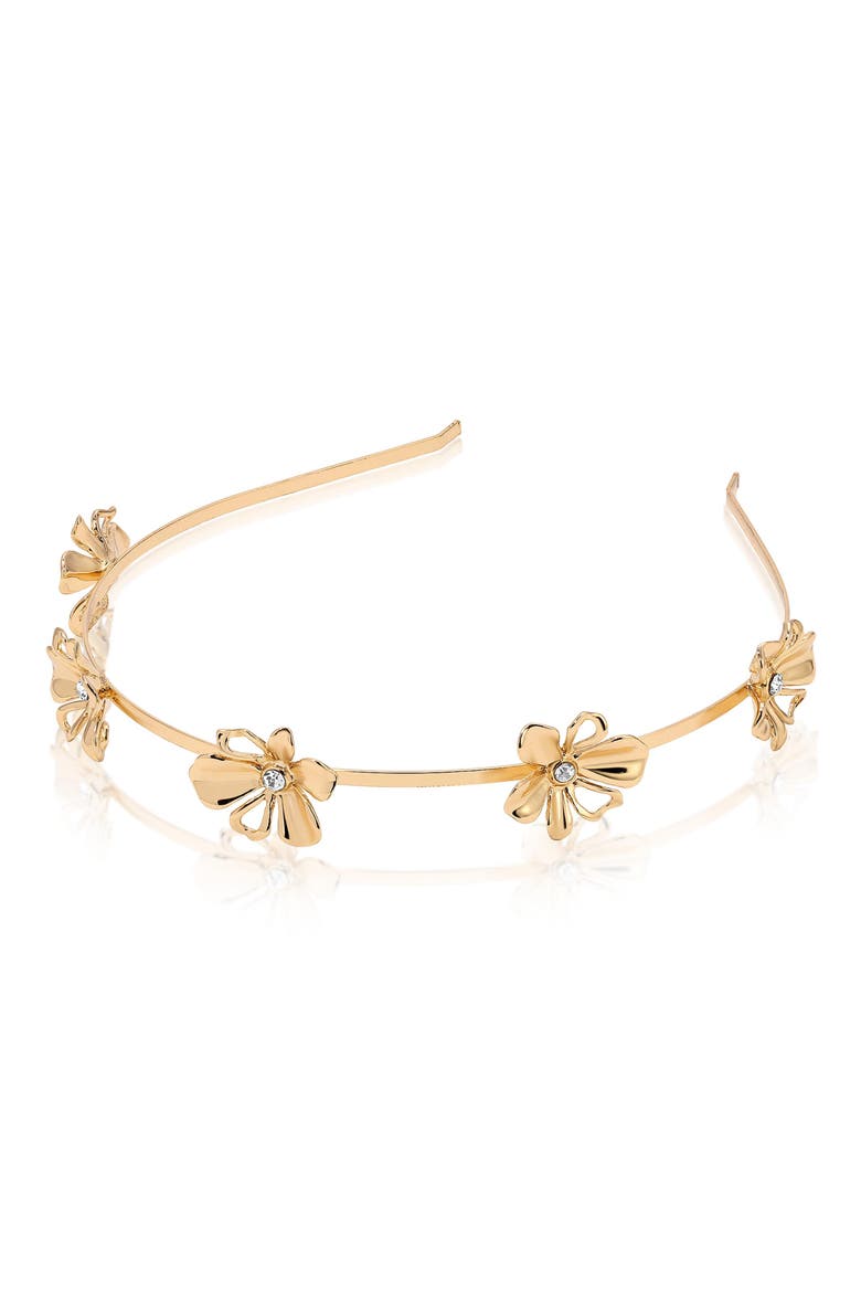 Petals Headband, Alternate, color, GOLD
