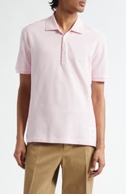 Thom Browne 4-Bar Cotton Piqué Polo