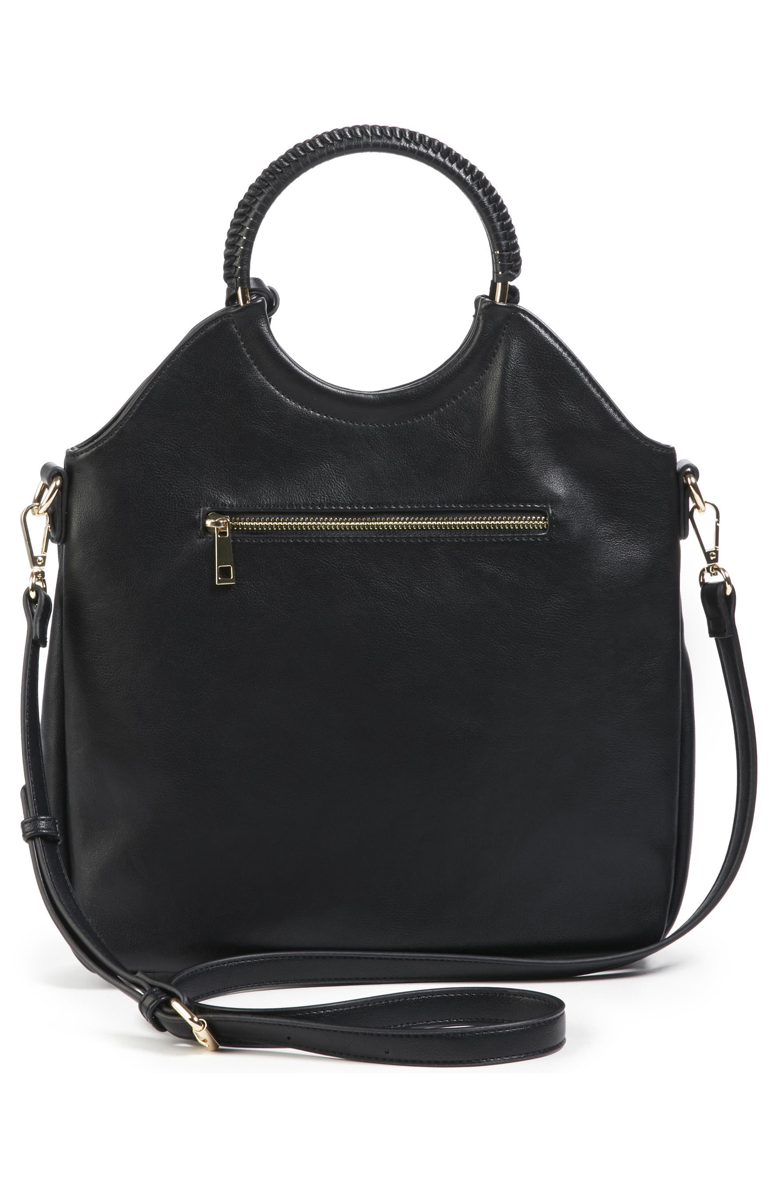 Sole Society Faux Leather Bracelet Bag, Alternate, color, 