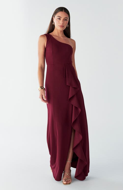 Bwldr Catia Dress In Burgundy