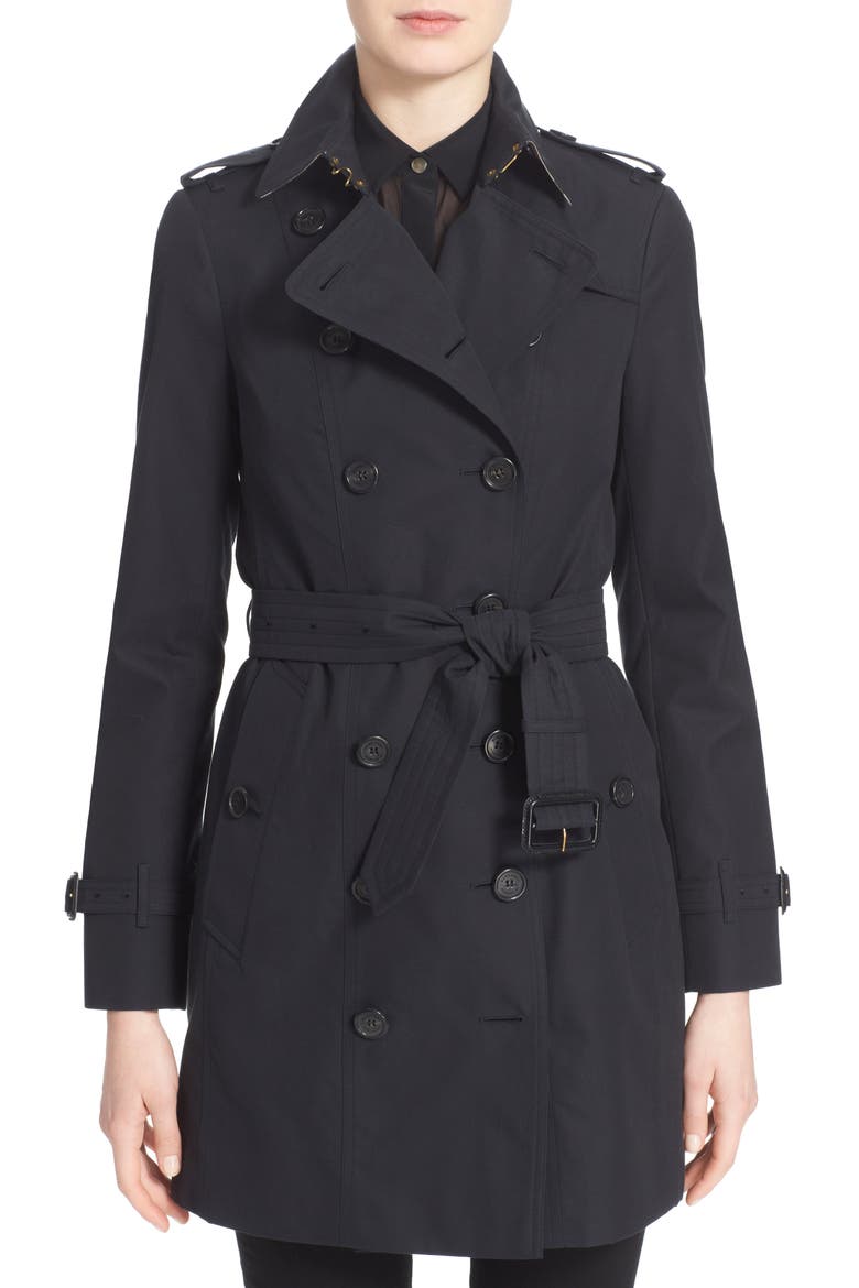 Sandringham Mid Slim Trench Coat, Main, color, NAVY