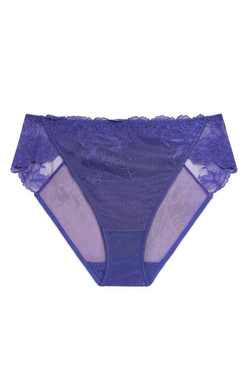 Wacoal Vivid Attraction High Cut Briefs In Blue