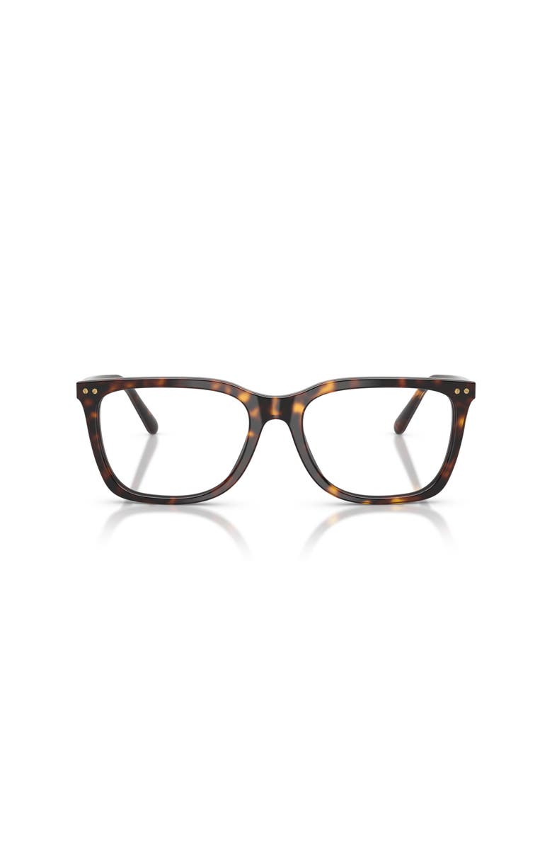 Ralph Lauren 55mm Rectangle optical glasses, Alternate, color, Brown