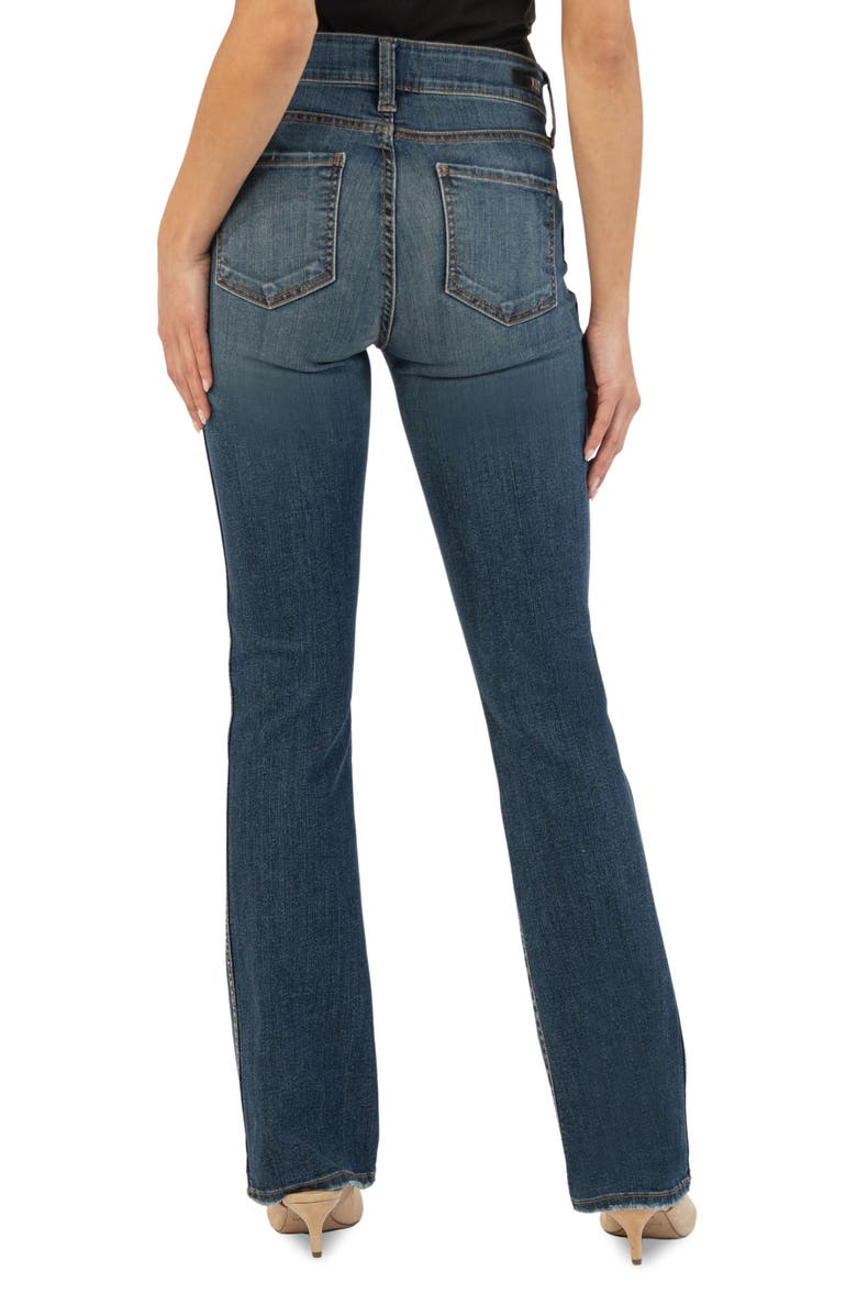 KUT from the Kloth Natalie Fab Ab High Waist Bootcut Jeans, Alternate, color, Allied W/Dk Sto