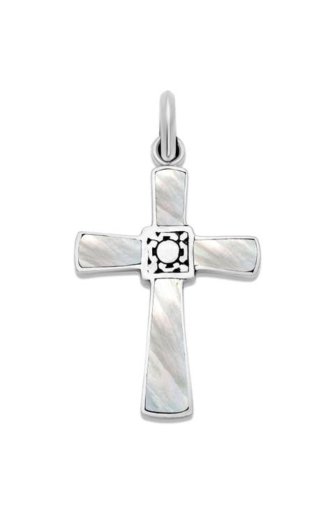 Mother-Of-Pearl Cross Pendant