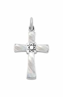 Mother-Of-Pearl Cross Pendant