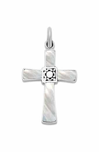 Mother-Of-Pearl Cross Pendant