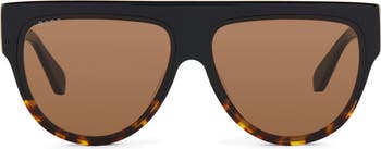 Georgie 58mm Gradient Flat Top Sunglasses