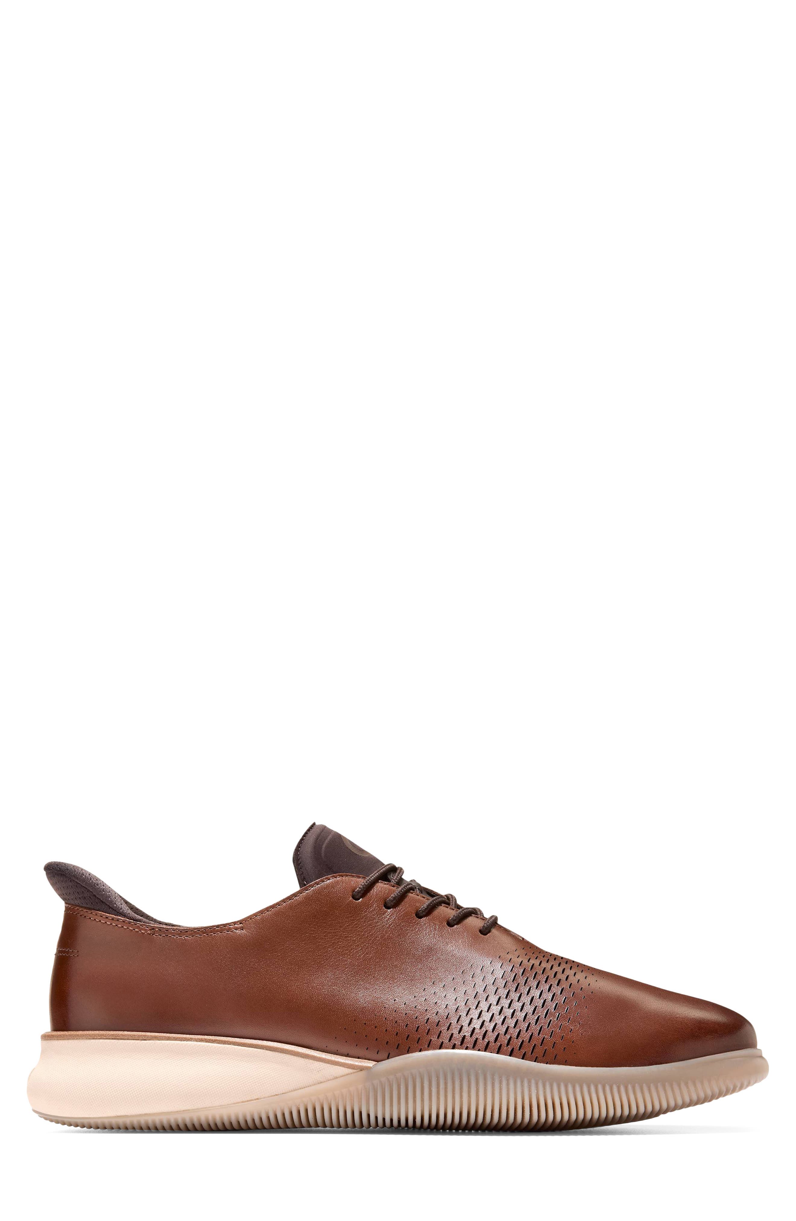 Cole Haan 6.ZeroGrand Laser Quick-On Oxford, Alternate, color, Woodbury / Dark Chocolate