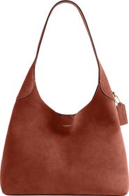COACH Brooklyn 34 Suede Shoulder Bag