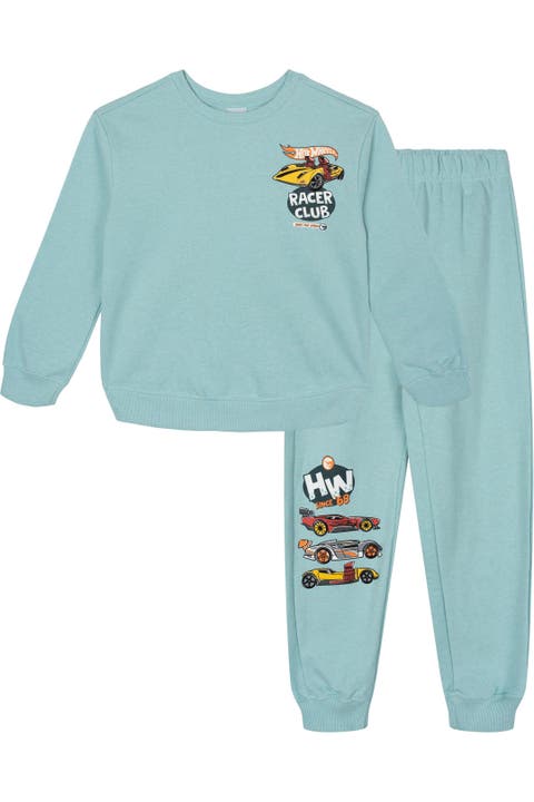 Fleece 2-piece Sweatshirt And Pants Set