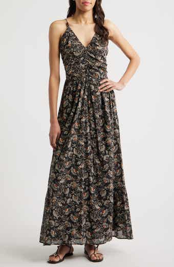Rails Palm Floral Print A-Line Dress