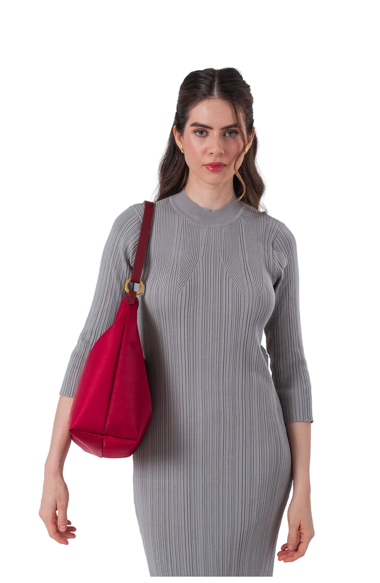 Esthera Rider Nylon Hobo Bag, Alternate, color, Green