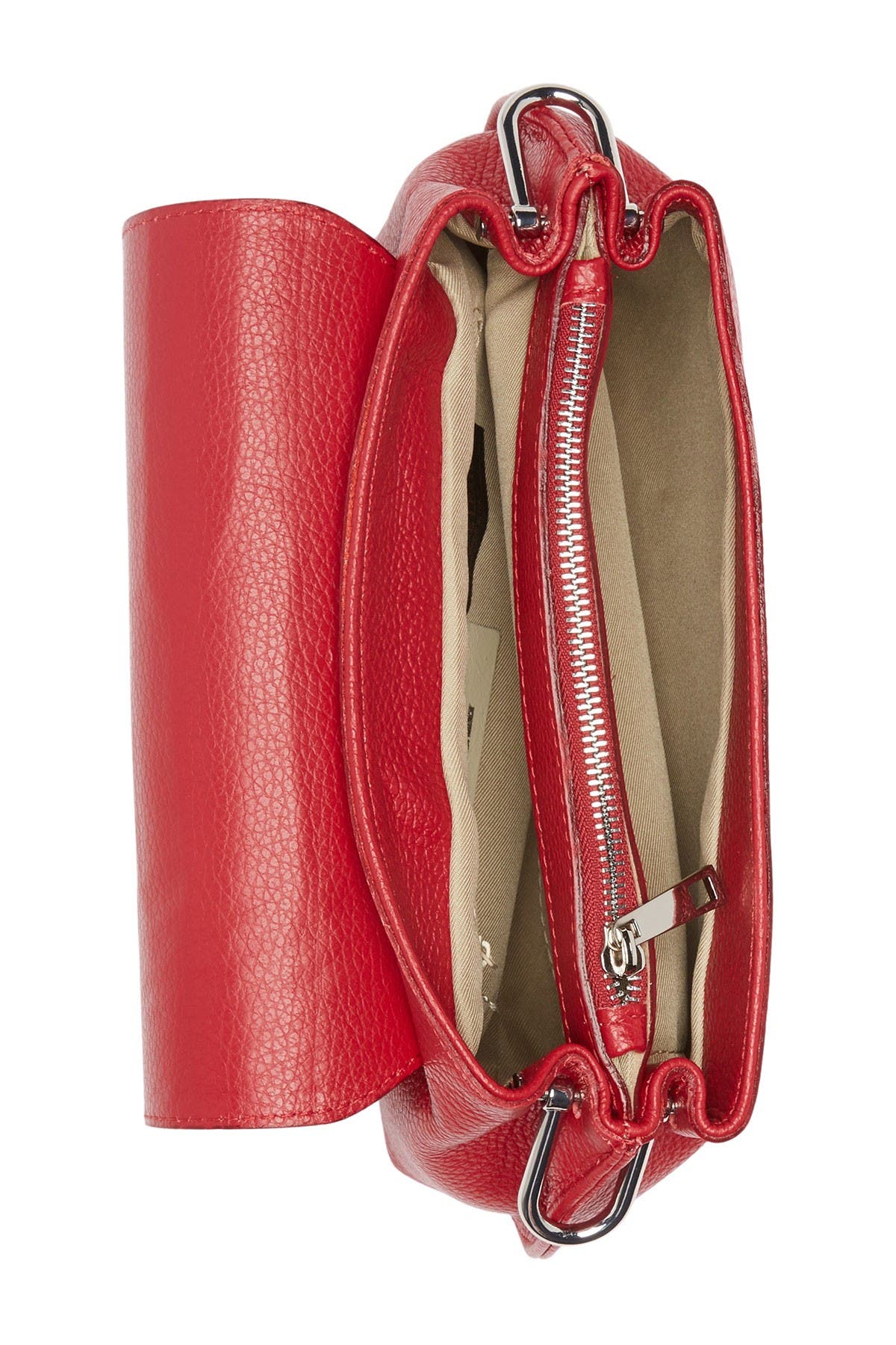 Persaman New York Amelie Croc Embossed Buckle Satchel, Alternate, color, 