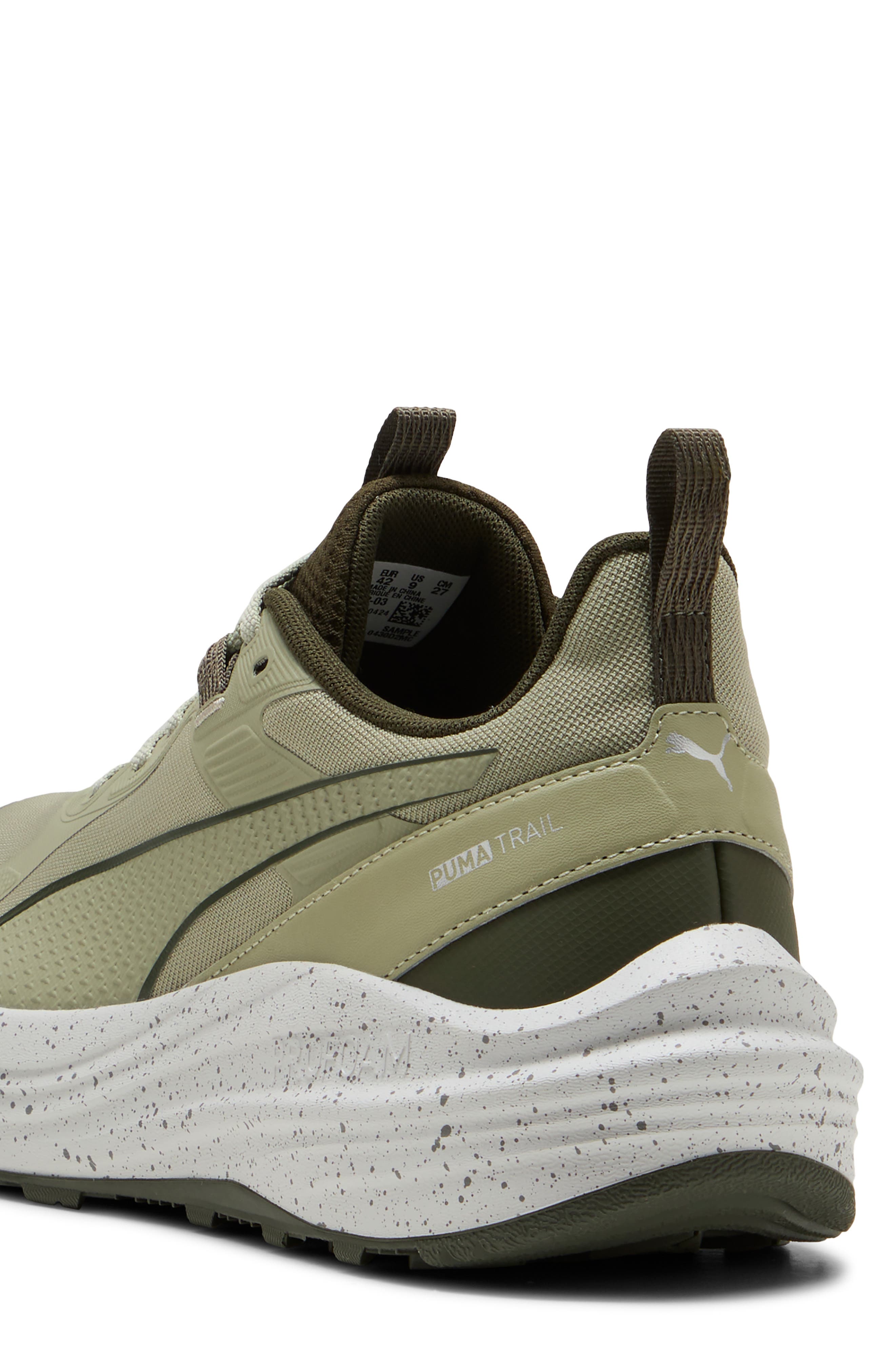 PUMA Flare Pro Trail Running Shoe, Alternate, color, Dark Olive/ Lux Army/ Desert