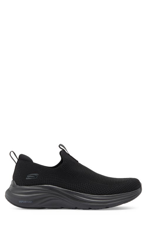 Skechers Ralven Mens Cushioned Footbed Man Made Slip-on Shoes In Black