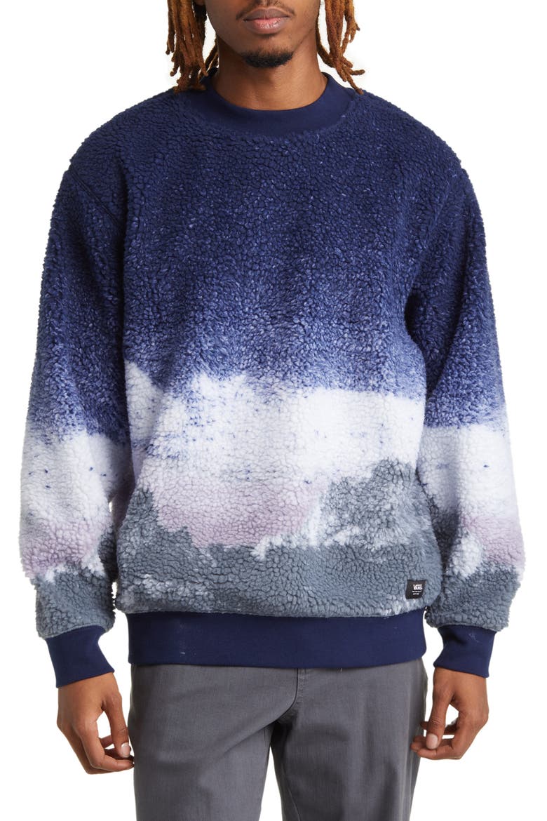 Overlook Fleece Sweatshirt, Main, color, DRESS BLUES