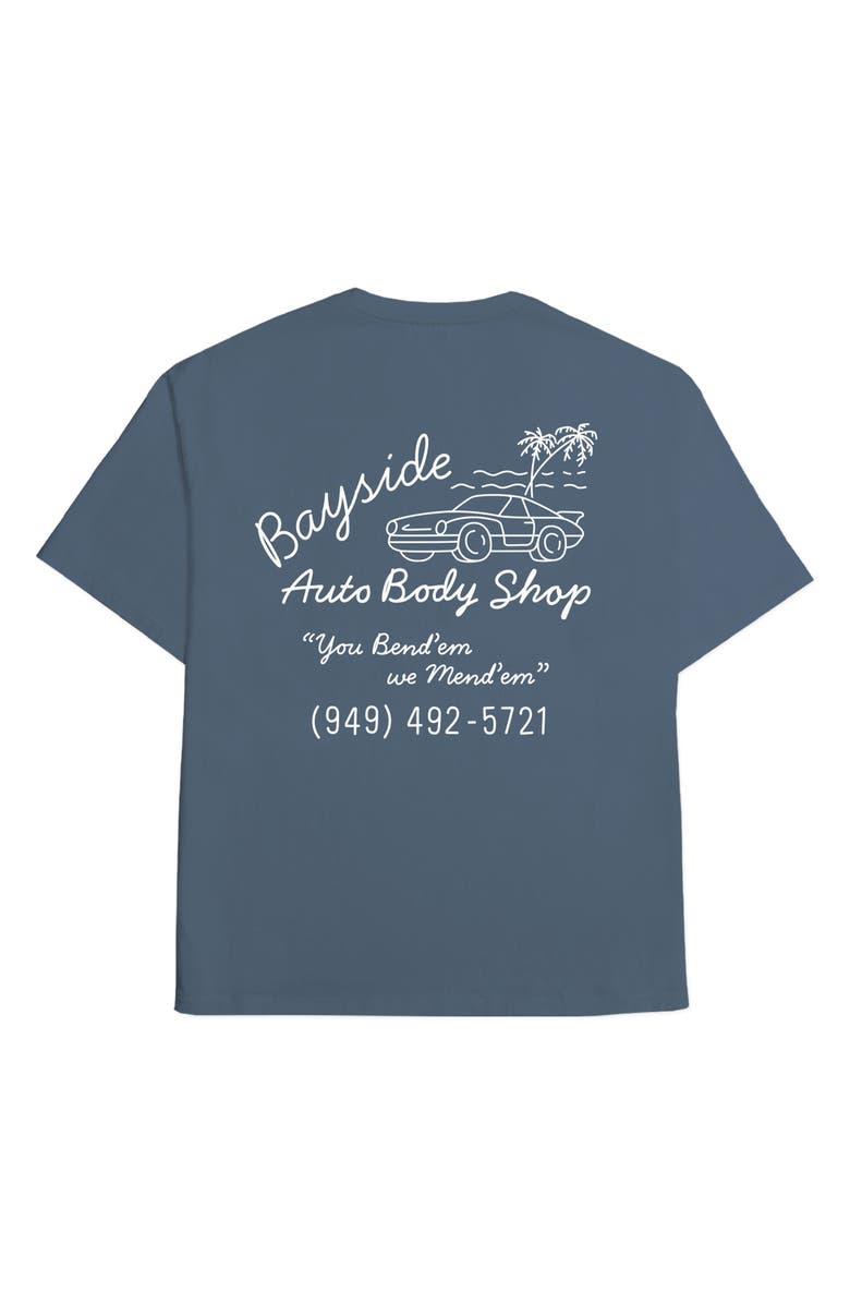 Lost Bayside Auto Cotton Graphic Boxy T-Shirt, Alternate, color, Imperial Blue