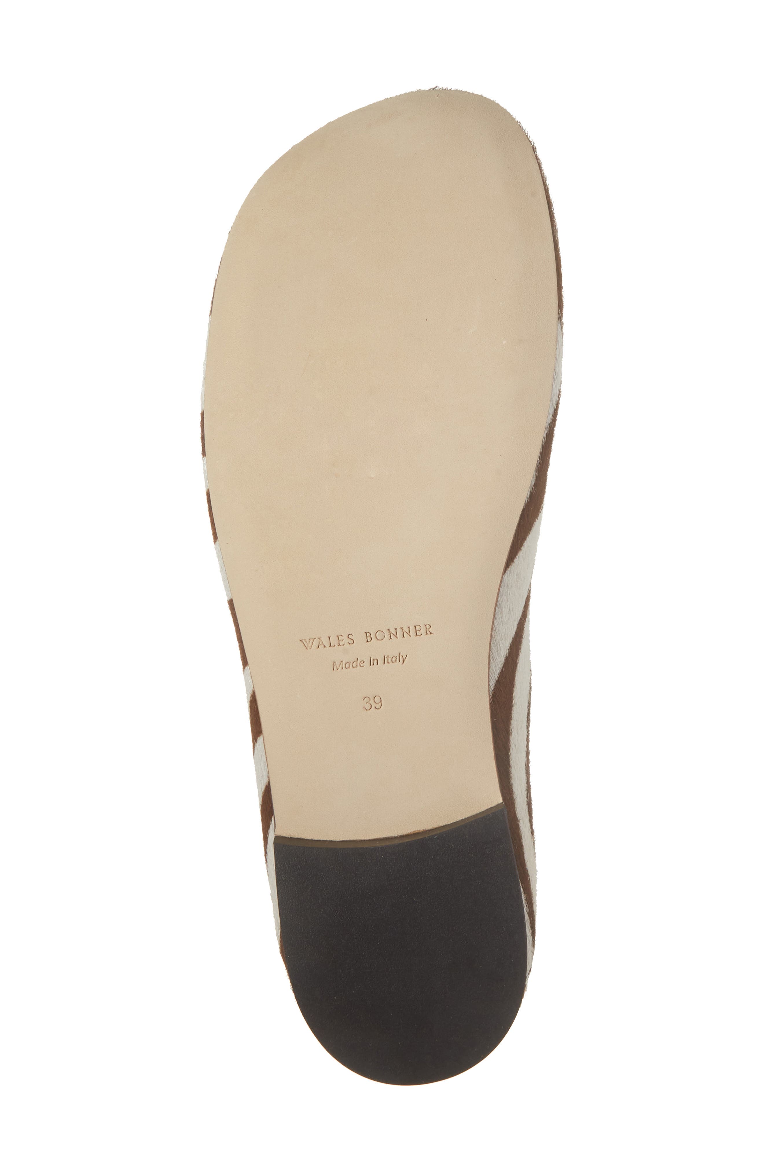 Dakar Genuine Calf Hair Loafer, Alternate, color, IVORY/ BROWN