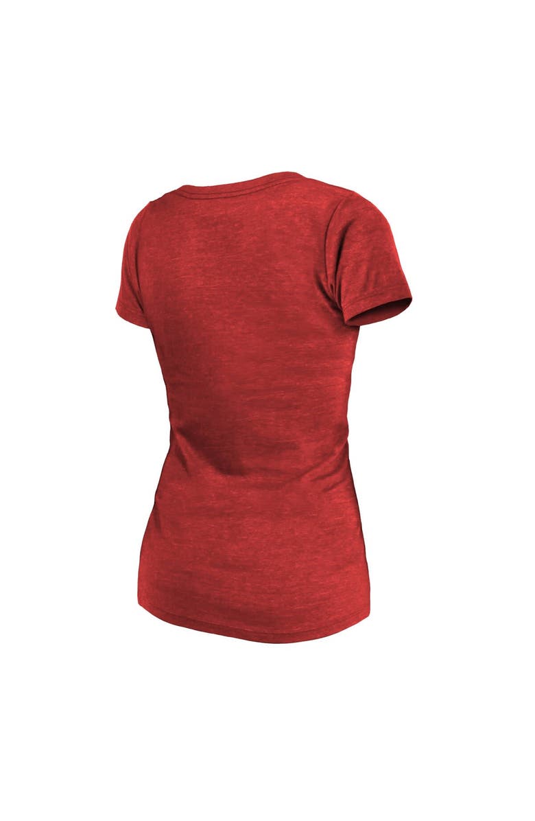 Majestic Threads Women's Majestic Threads Red Philadelphia Phillies 2022 World Series Modest V-Neck T-Shirt, Alternate, color, 