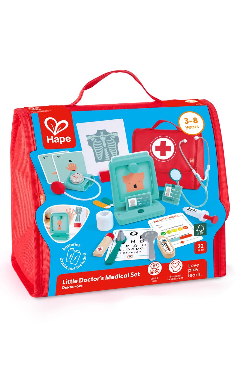 Hape Little Doctor's Medical Play Set Toy, Alternate, color,