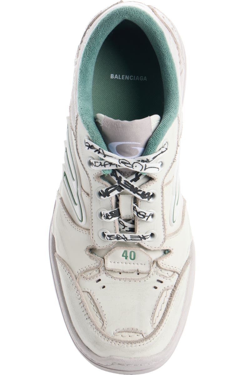 Balenciaga Hamptons Sneaker, Alternate, color, Beige Mix/ Green