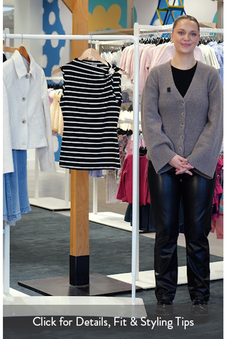 Stripe Side Twist Rib Top video