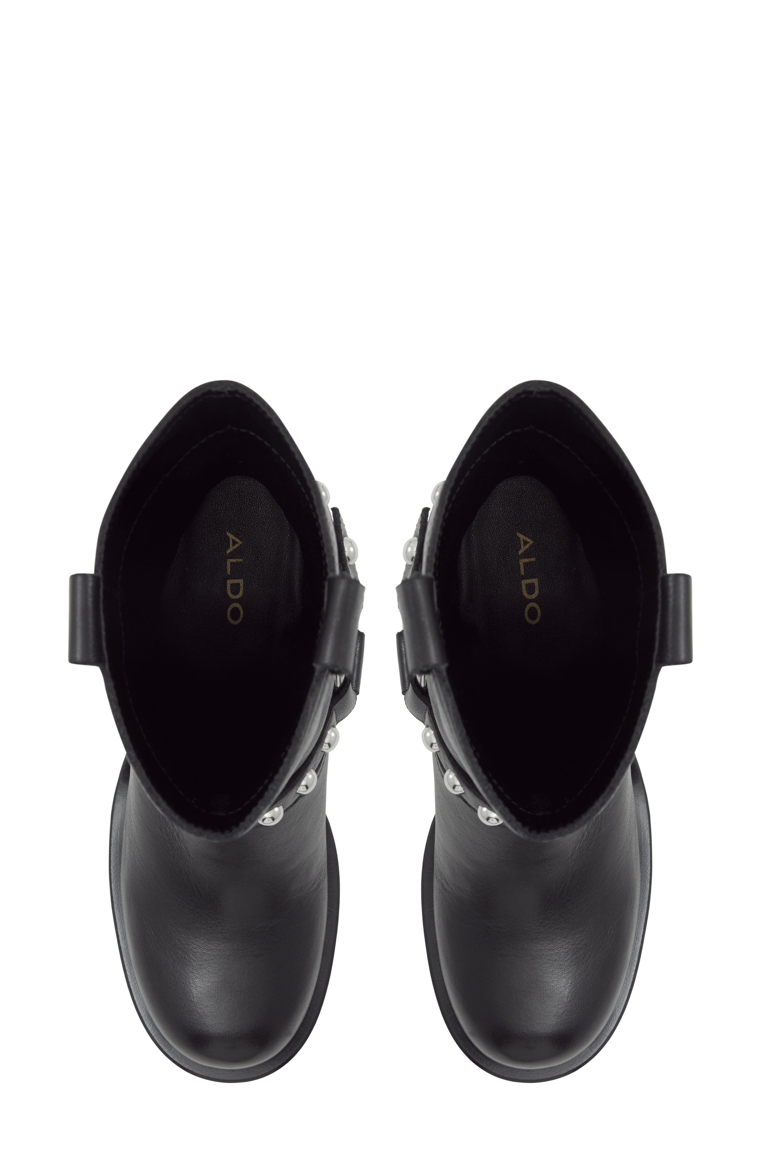 ALDO Albai Moto Bootie, Alternate, color, Black