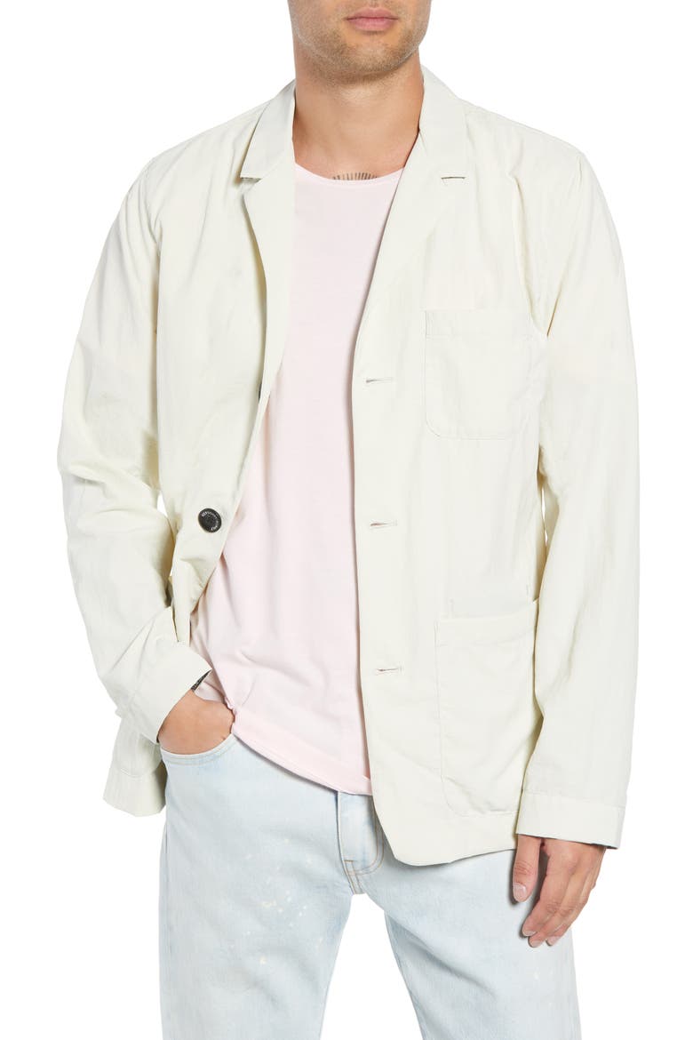 Wrinkled Chore Jacket, Main, color, SILVER BIRCH
