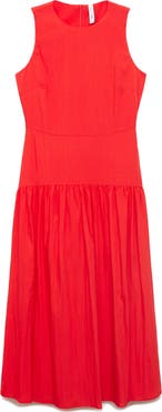 MANGO Sleeveless A-Line Dress