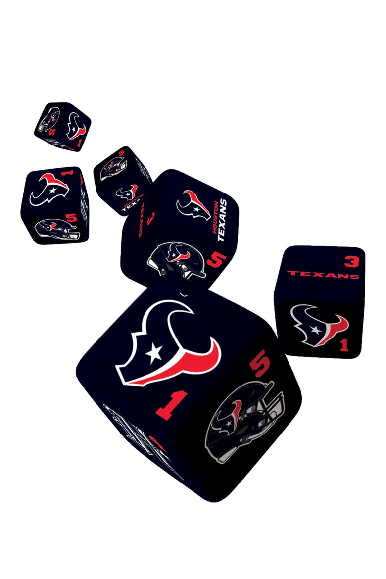 Houston Texans Dice Set - 19mm, Alternate, color, Multicolor