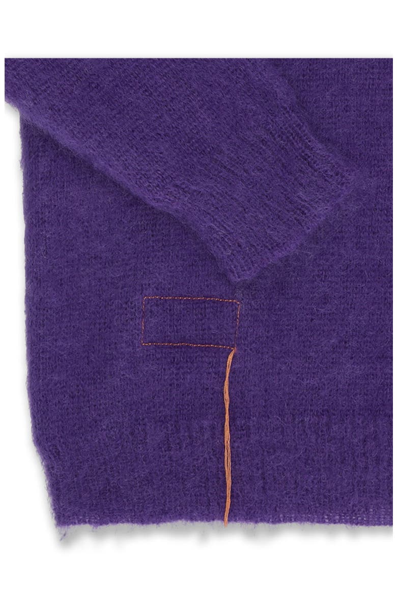 Teddy Patch Pocket Cardigan, Alternate, color, VIOLET