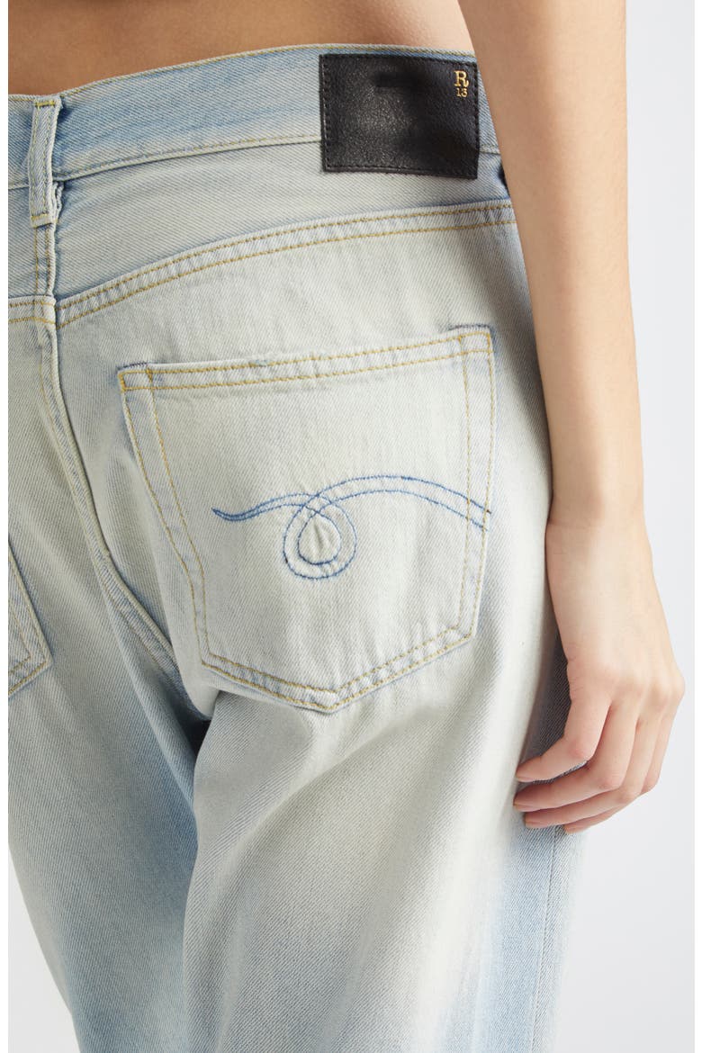 Crossover Straight Leg Jeans, Alternate, color, TONI BLUE