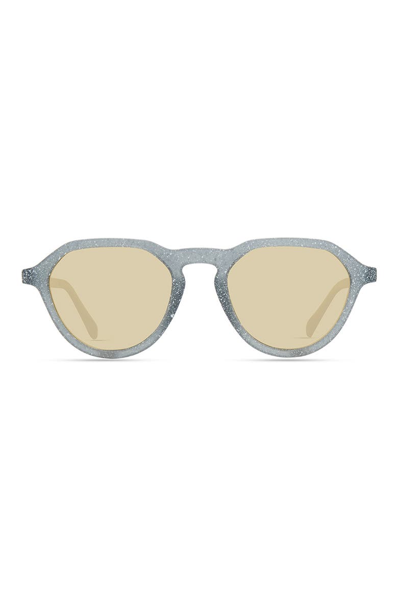 Hyder 51mm Polarized Round Sunglasses, Main, color, SMOKE