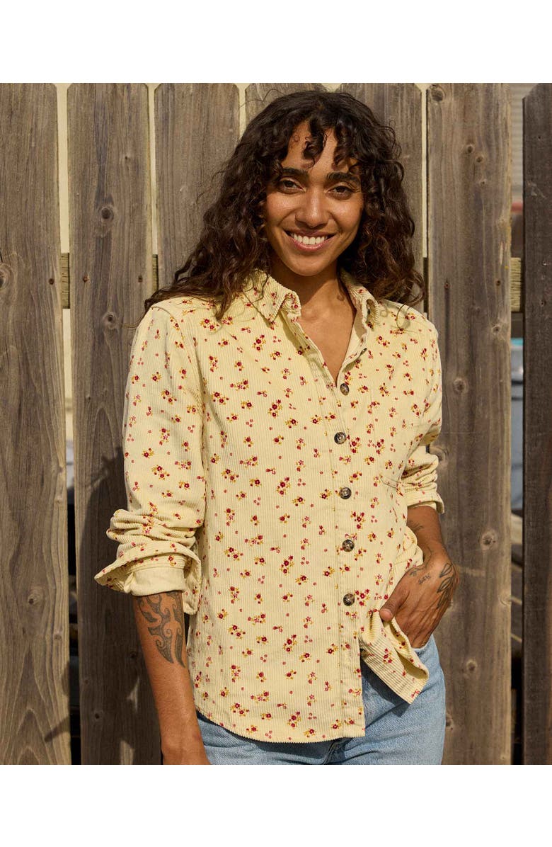 Toad & Co Women's Cascadia Long Sleeve Shirt, Alternate, color, Barley Floral Print