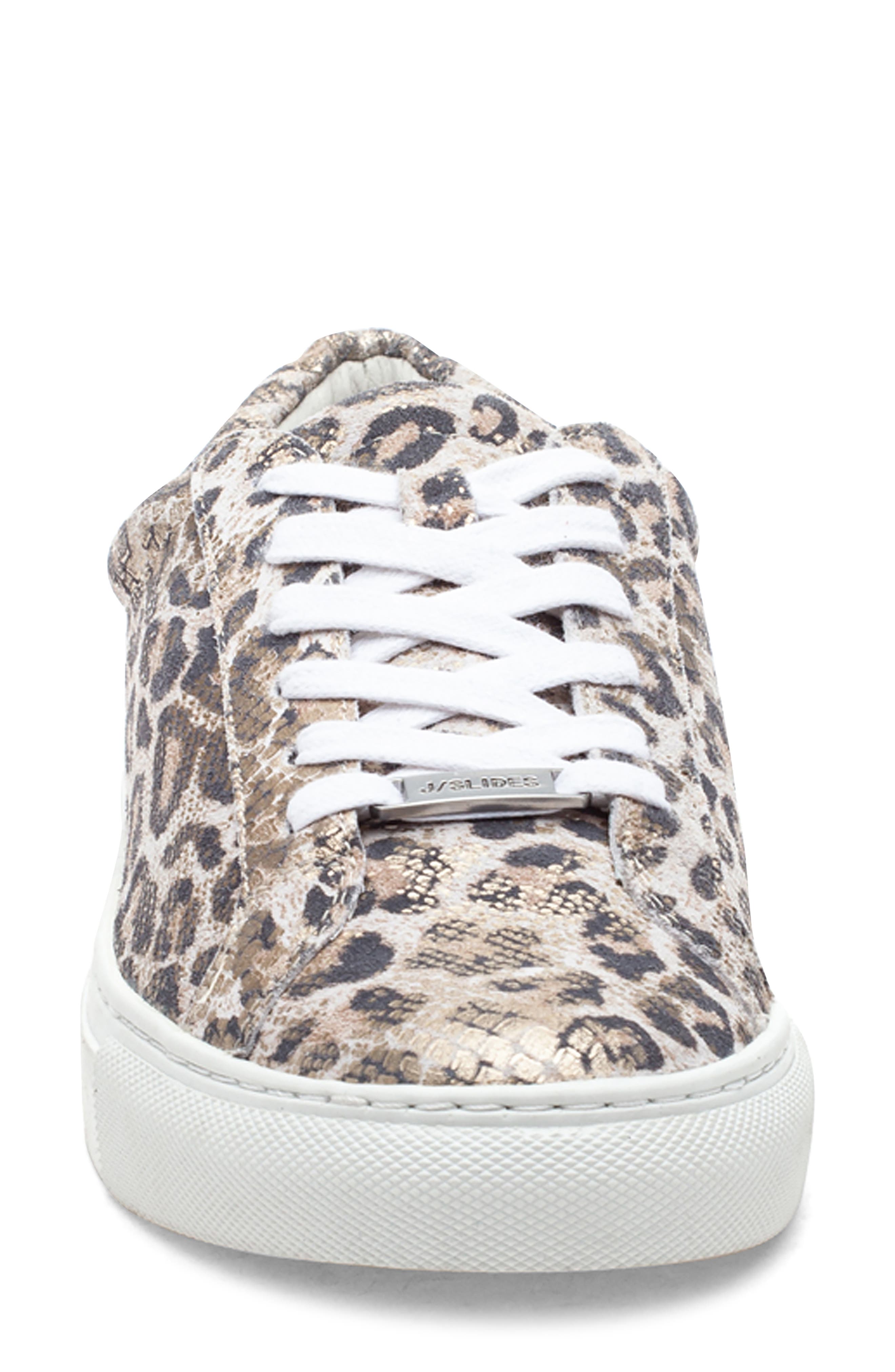 Lacee Sneaker, Alternate, color, GOLD/ WHITE PRINT LEATHER