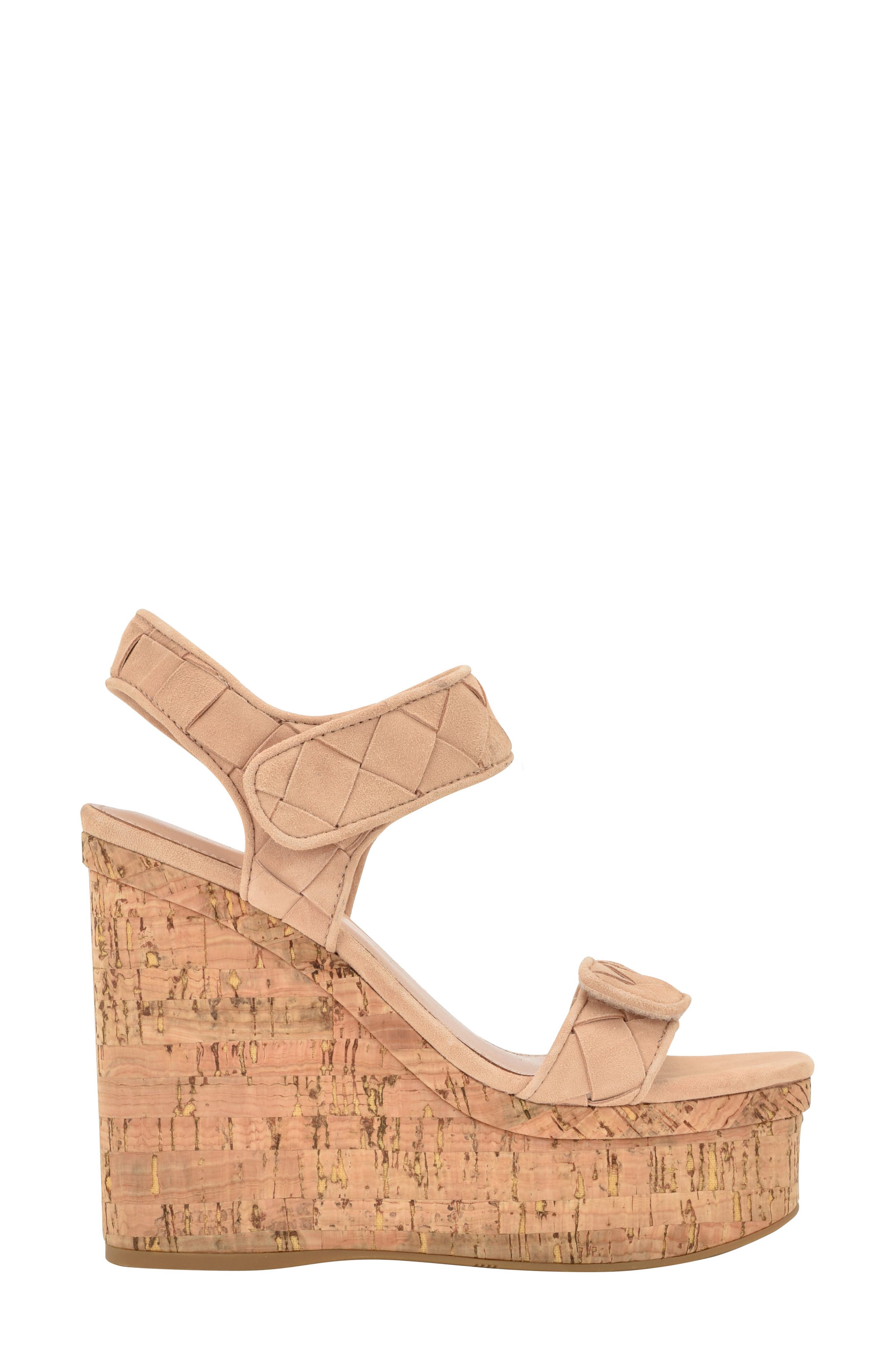 GUESS Cataline Slingback Platform Wedge Sandal, Alternate, color, 