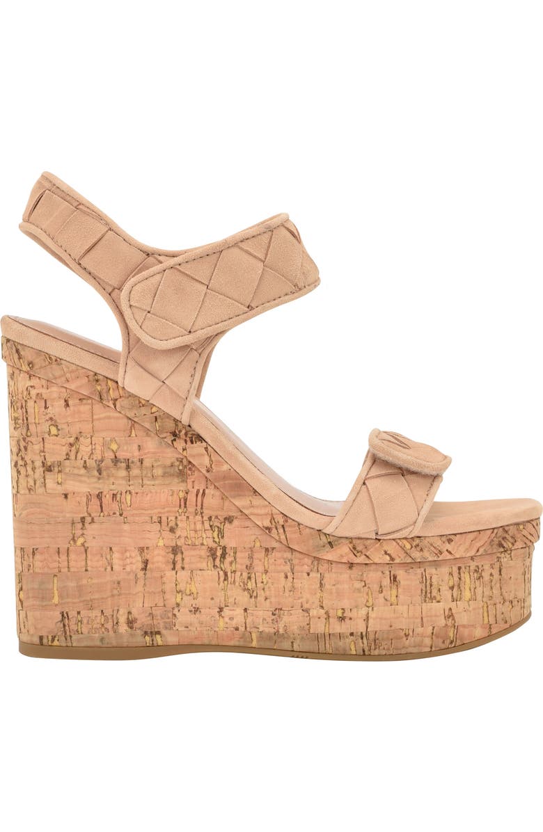 GUESS Cataline Slingback Platform Wedge Sandal, Alternate, color,