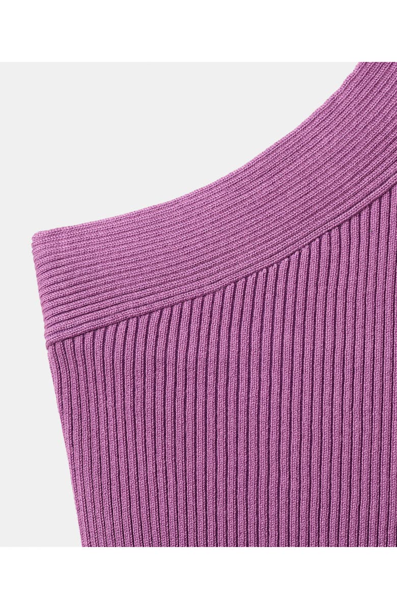 MANGO TEEN Cutout Knit Halter Top, Alternate, color, 