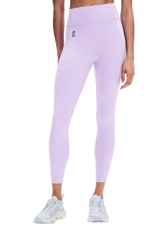 On High Waist 7/8 Studio Tights In Purple