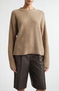 LOULOU DE SAISON Axel Cashmere Crewneck Sweater